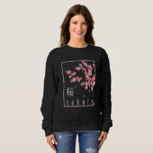 Cherry Blossom Japanese Sakura Sweatshirt (Vorne ganz)