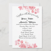 Cherry Blossom Japanisch Sakura Pink Blume Einladung (Vorderseite)