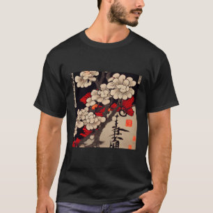 Cherry Blossom japanische Print T-Shirt