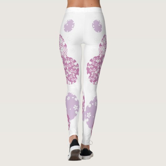Cherry Blossom, japanische Sakura-Leggings Leggings (Rückseite)