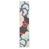 Cherry Blossom Japanischer Blumendruck Kurzer Tischläufer (Vorderseite)