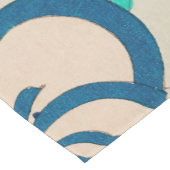 Cherry Blossom Japanischer Blumendruck Kurzer Tischläufer (Ecke)