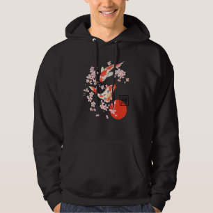 Cherry Blossom Japanischer Koi Carp Fisch Sakura G Hoodie