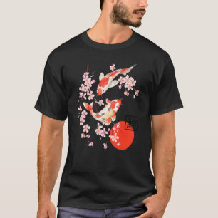 Cherry Blossom Japanischer Koi Carp Fisch Sakura G T-Shirt
