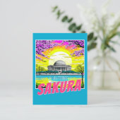 Cherry Blossom Jefferson Memorial Postkarte (Stehend Vorderseite)