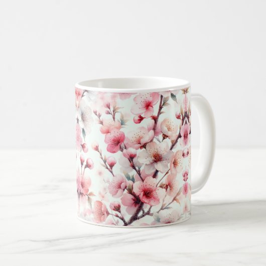 Cherry Blossom Kaffeetasse (VorderseiteRechts)