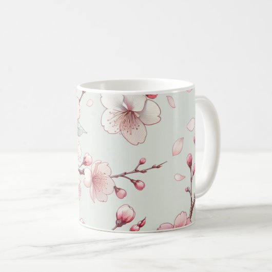 Cherry Blossom Kaffeetasse (VorderseiteRechts)