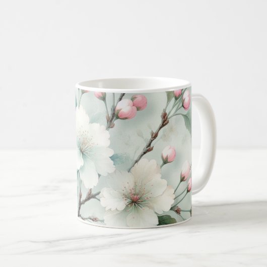 Cherry Blossom Kaffeetasse (VorderseiteRechts)