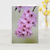 Cherry Blossom Karte (Gelbe Blume)