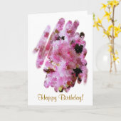 CHERRY BLOSSOM KARTE (Gelbe Blume)