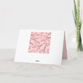 Cherry Blossom Karte (Rückseite)