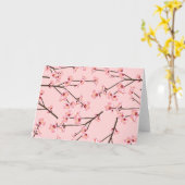 Cherry Blossom Karte (Gelbe Blume)