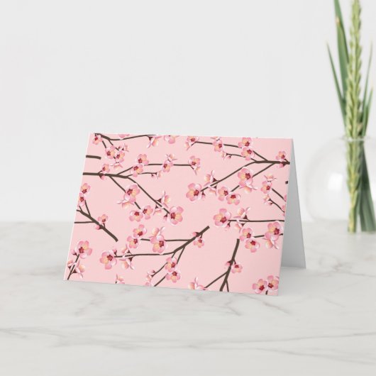 Cherry Blossom Karte (Vorderseite)