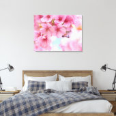 Cherry blossom"Kawazu-zakura"：Premium Canvas Leinwanddruck (Insitu (Schlafzimmer))