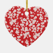 Cherry Blossom Keramik Ornament (Vorne)