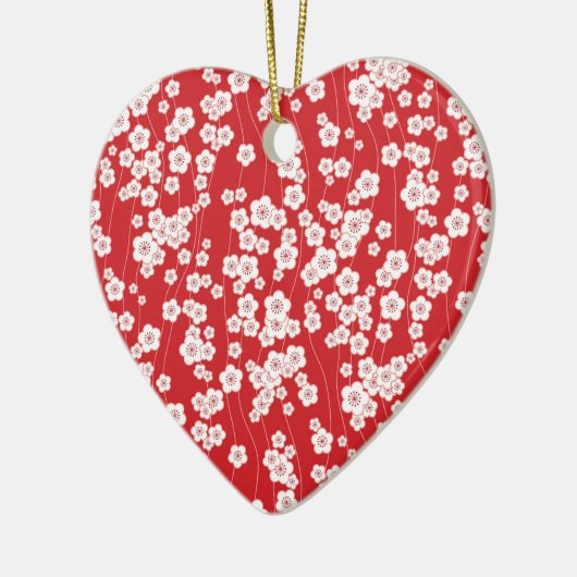 Cherry Blossom Keramik Ornament (Links)