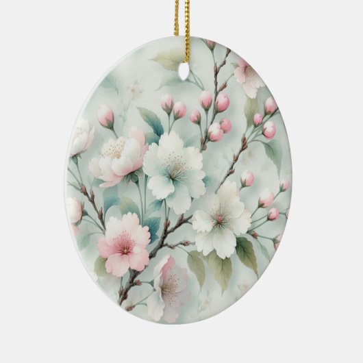 Cherry Blossom Keramik Ornament (Rechts)