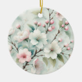 Cherry Blossom Keramik Ornament (Vorne)