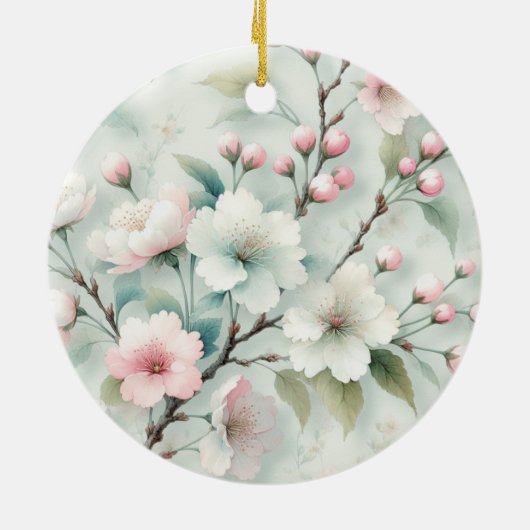 Cherry Blossom Keramik Ornament (Hinten)