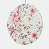 Cherry Blossom Keramik Ornament (Links)
