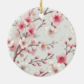 Cherry Blossom Keramik Ornament (Hinten)
