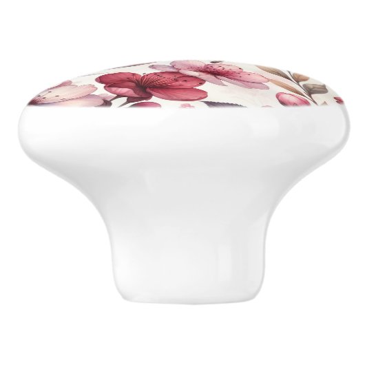 Cherry Blossom Keramikknauf (Seitenansicht)