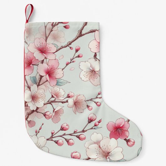 Cherry Blossom Kleiner Weihnachtsstrumpf (Vorderseite)