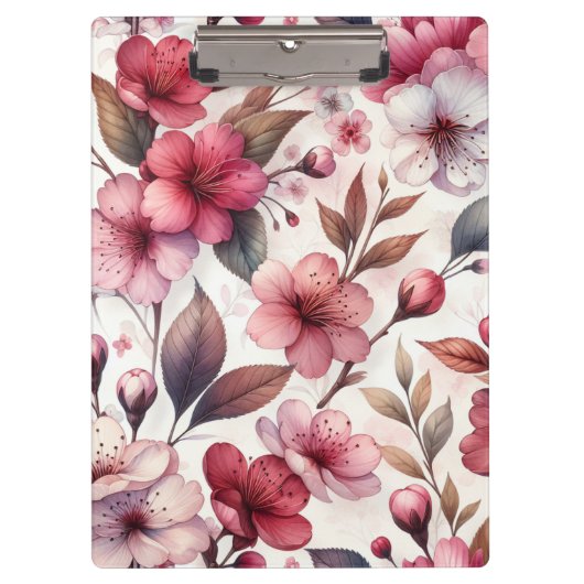 Cherry Blossom Klemmbrett (Vorderseite)