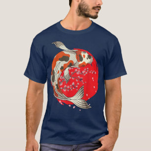 Cherry Blossom Koi Fisch Nishikigoi Sakura Japan K T-Shirt
