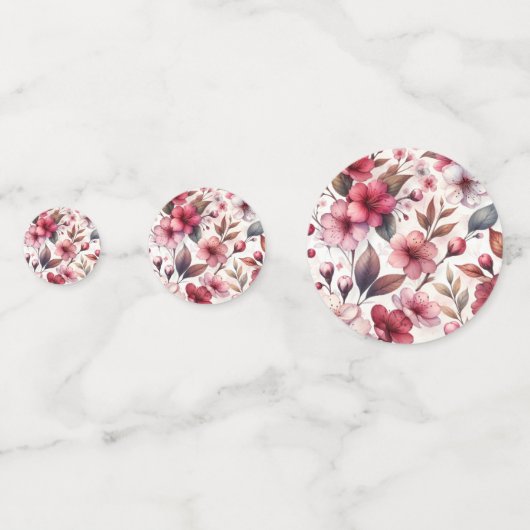 Cherry Blossom Konfetti (Vorderseiten)