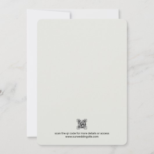 Cherry Blossom Kunstbaum Einladung (Rückseite)