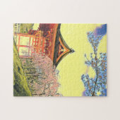 Cherry Blossom Kyoto Japan Reise Puzzle (Horizontal)