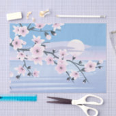 Cherry Blossom Landschaftsmeer Seidenpapier (Handwerk)