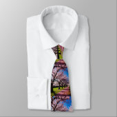 Cherry Blossom Lane, Neck Tie Krawatte (Gebunden)