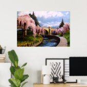 CHERRY BLOSSOM LANE, NJ. POSTER (Heimbüro)