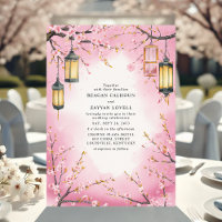 Cherry Blossom Lantern Pink Spring Wedding