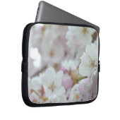 Cherry Blossom Laptop Sleeve White Blume Geschenk (Vorne Rechts)