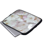 Cherry Blossom Laptop Sleeve White Blume Geschenk (Vorne Knopf)