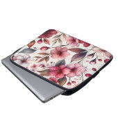 Cherry Blossom Laptopschutzhülle (Vorne Knopf)