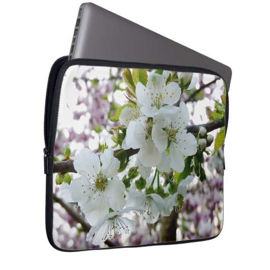 Cherry Blossom Laptopschutzhülle (Vorne Rechts)