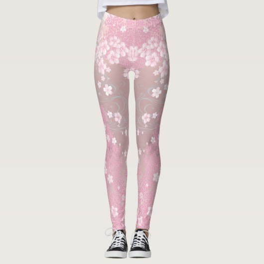 Cherry Blossom Leggings (Vorderseite)
