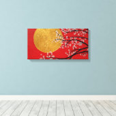 Cherry Blossom Leinwand (Insitu (Holzboden))