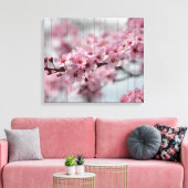 Cherry Blossom Leinwanddruck (Insitu (Wohnzimmer))