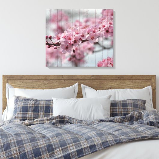 Cherry Blossom Leinwanddruck (Insitu (Schlafzimmer))