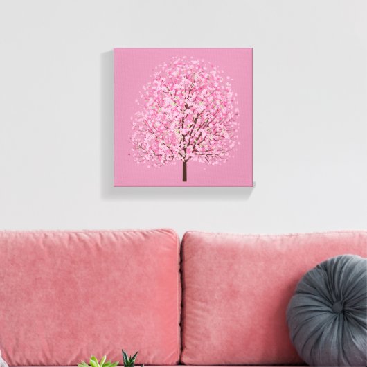 Cherry Blossom Leinwanddruck (Insitu (Wohnzimmer))