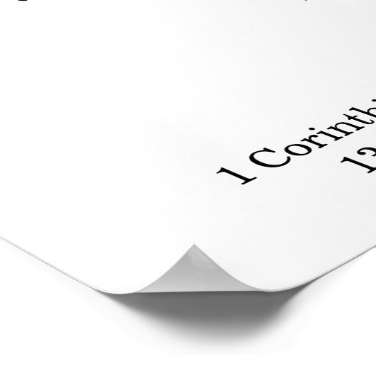 Cherry Blossom Liebe ist ein geduldiges Hochzeitpl Poster (Ecke)