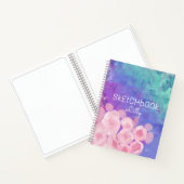Cherry Blossom Liebe Spring Energy Wave Sketchbook Notizblock (Innenseite)