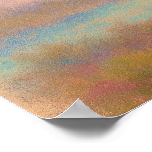 Cherry Blossom Lighthouse - Pastellfarben Poster (Ecke)