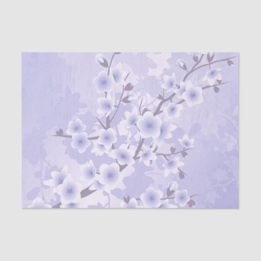Cherry Blossom Lila Seidenpapier (Vorderseite)