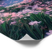 Cherry Blossom Magic am Berg Lake Poster (Ecke)